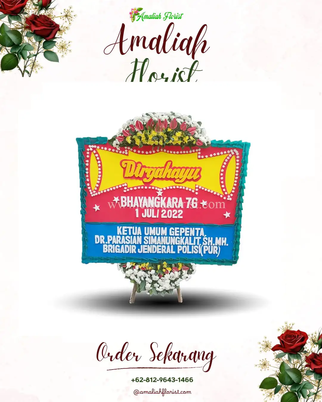 Papan Bunga HUT Ulang Tahun Jembul